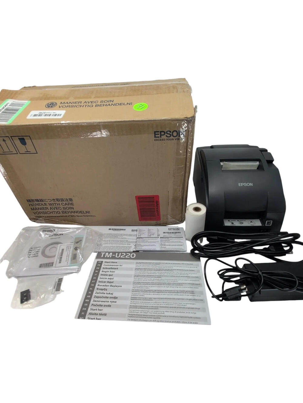 Epson TM-U220D TM-U220 POS Receipt Printer‎ Parallel Dot Matrix Open Box